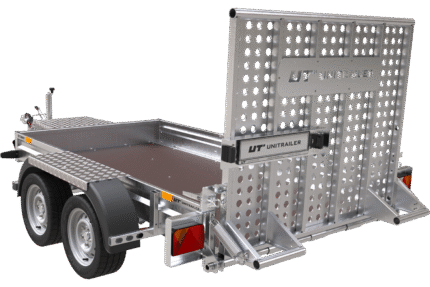 Bauanhänger zum Transport eines Minibaggers – UNITRAILER STARK 3 260